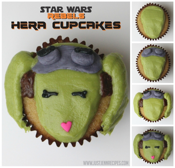 Star Wars Rebels Hera cupcakes