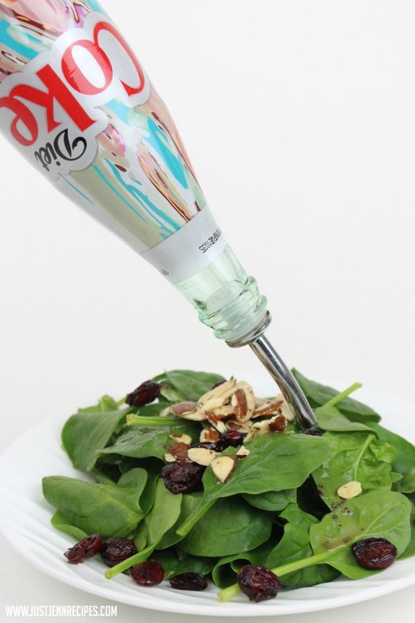 Diet Coke bottles dressing